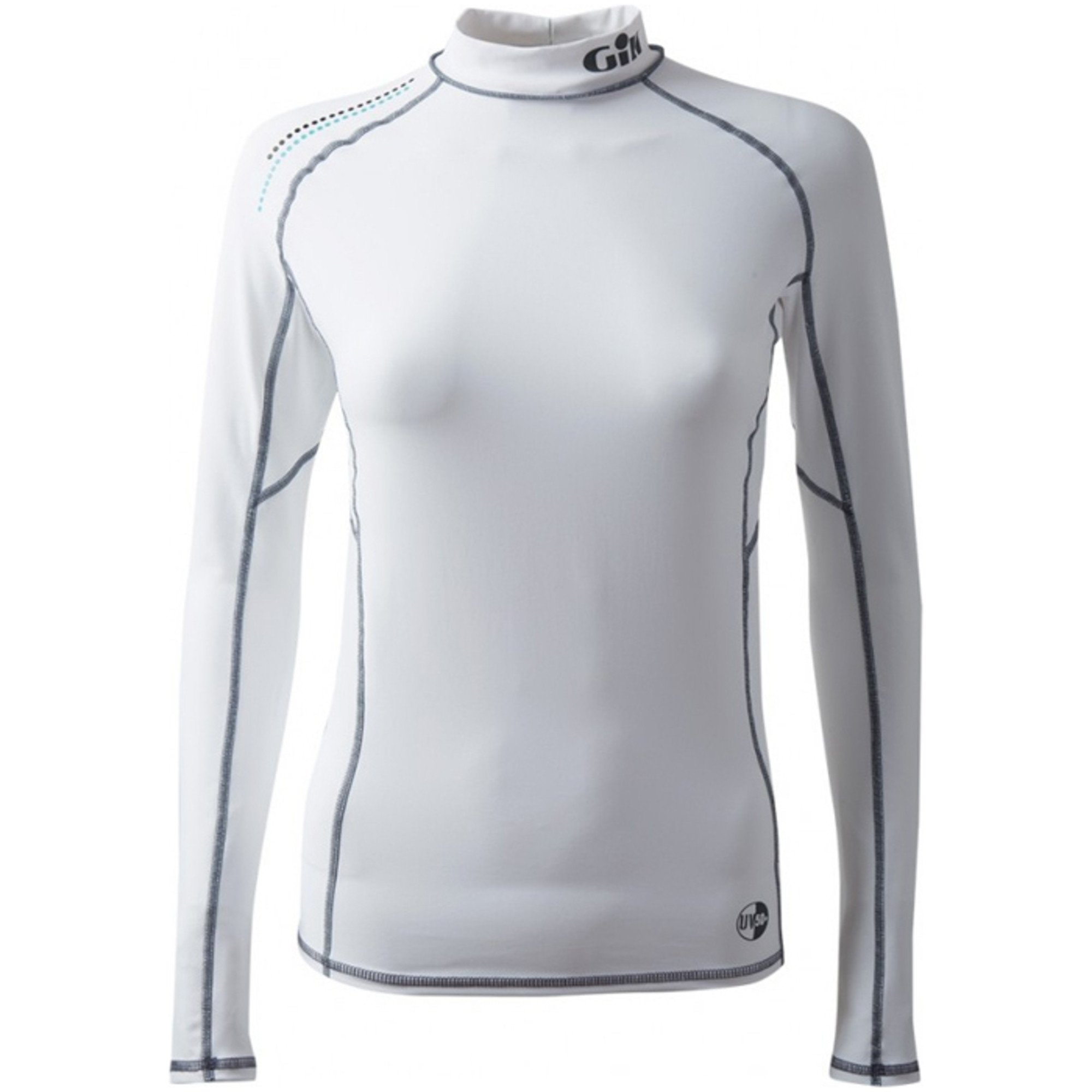 2019 Gill Womens Pro Long Sleeve Rash Vest WHITE 4430W Wetsuits